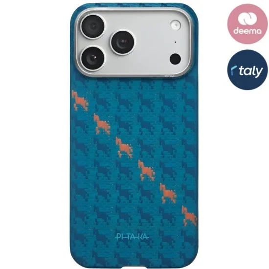 Pitaka Hapiness Rides Ultra Slim Case For iPhone 17 Pro Max - Indigo